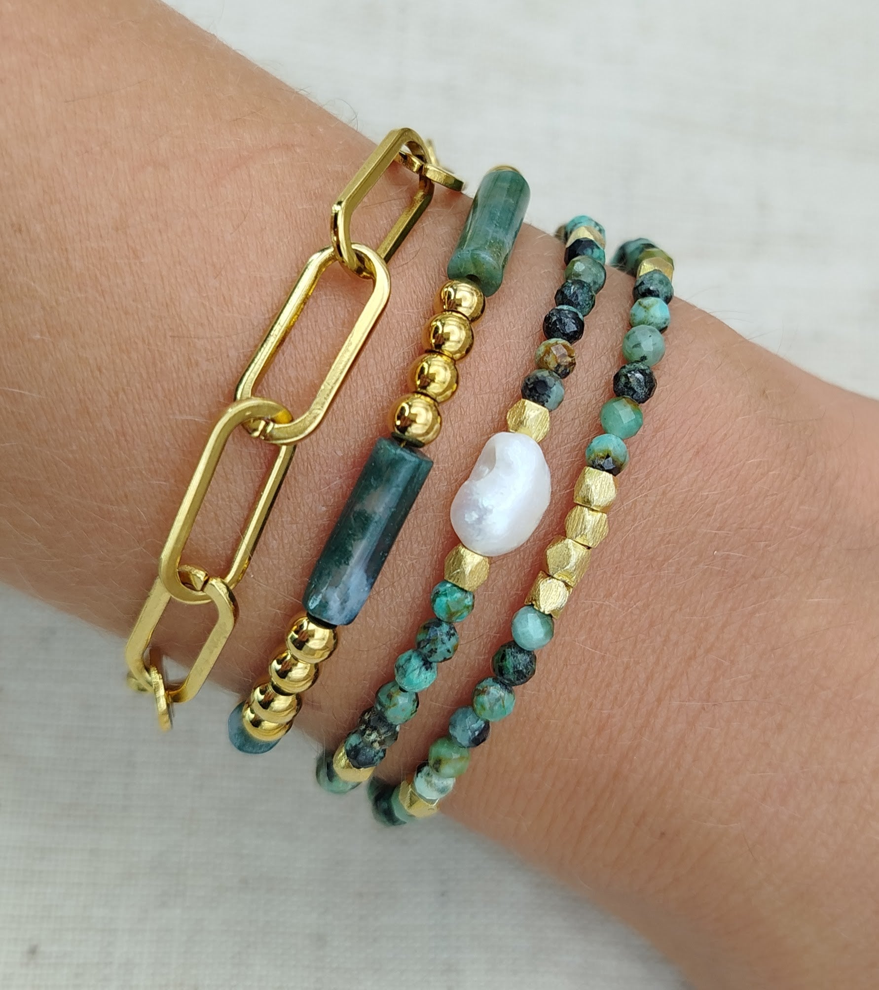 Annecy Green Bracelet